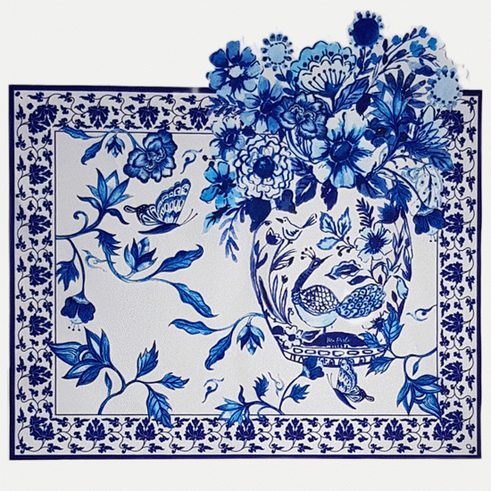 Jogo Americano Porcelain Retangular